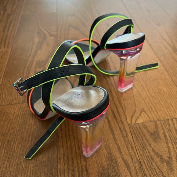 Call It Spring | High Heels (Rainbow & Black) - Picture 2 of 3